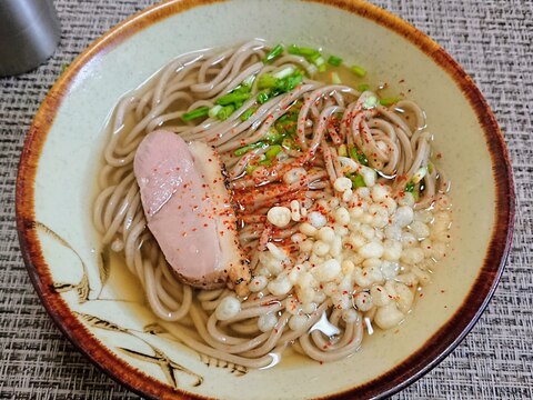 簡単☆梅鴨そば(関西風)